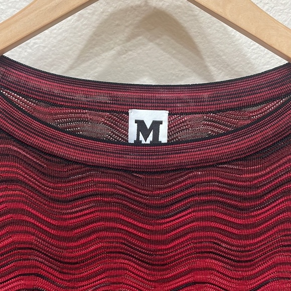 Missoni Red Gradient Mesh Knit Top—GORGEOUS Fabric & Colors—Like New! Size S - Picture 5 of 10